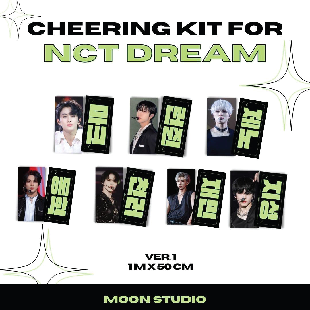 nct dream cheering kit 💚🌈 ver. 1